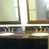 FINISHED  BATHROOM SLATE FLOOR